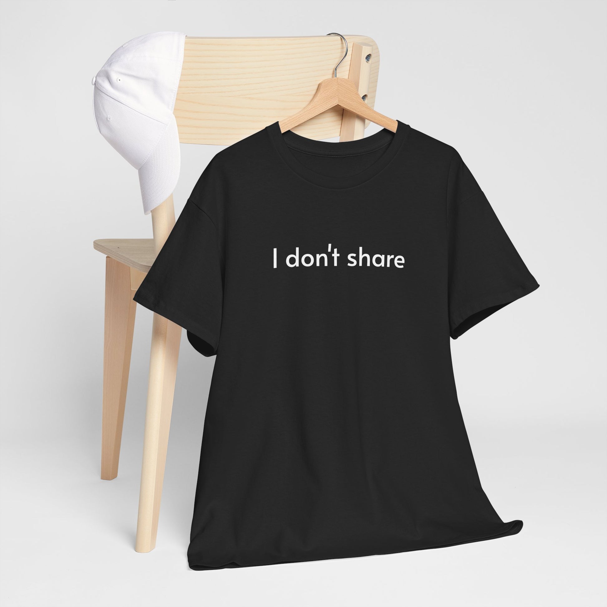 Unisex Heavy Cotton Tee - I Don't Share