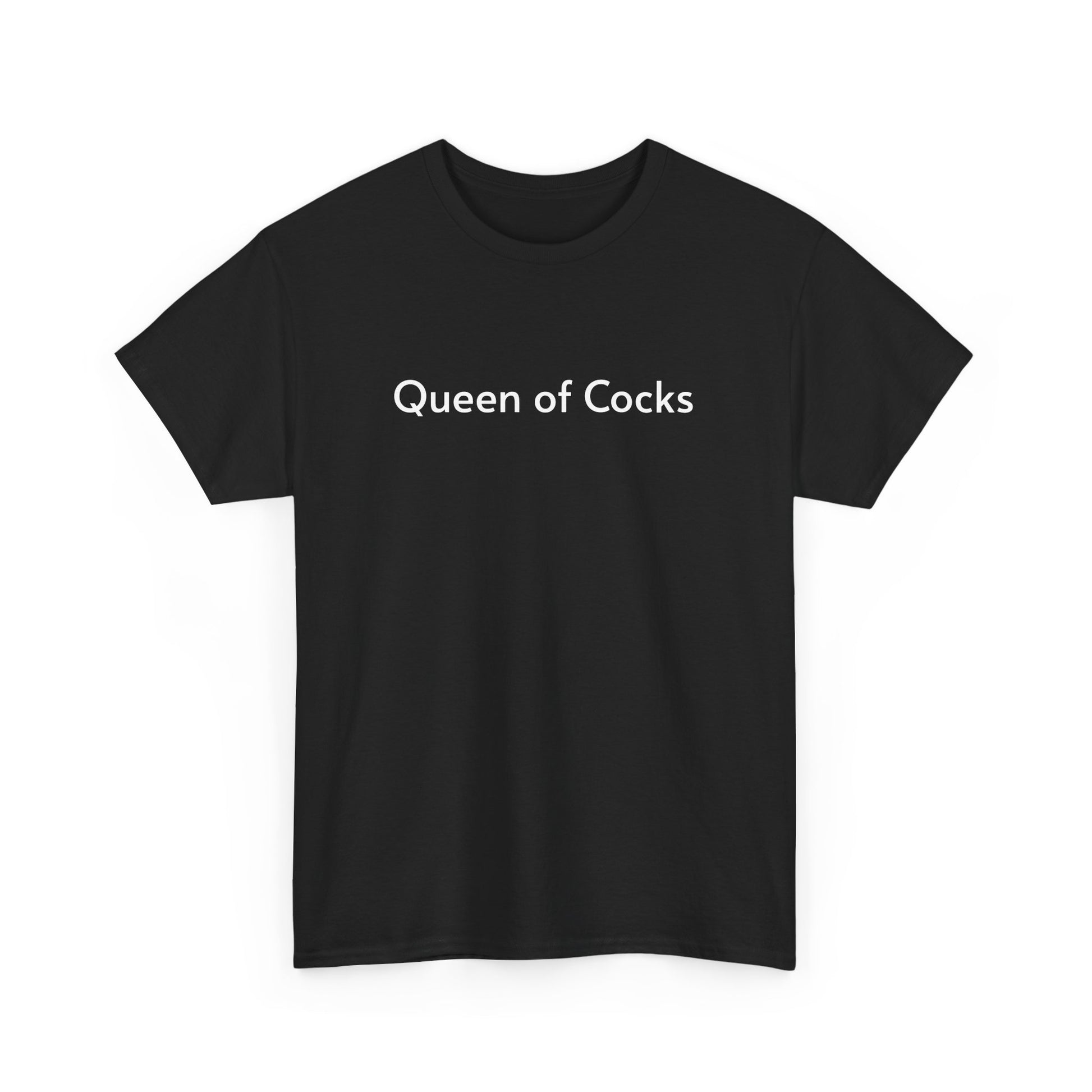 Unisex Heavy Cotton Tee - Queen of Cocks