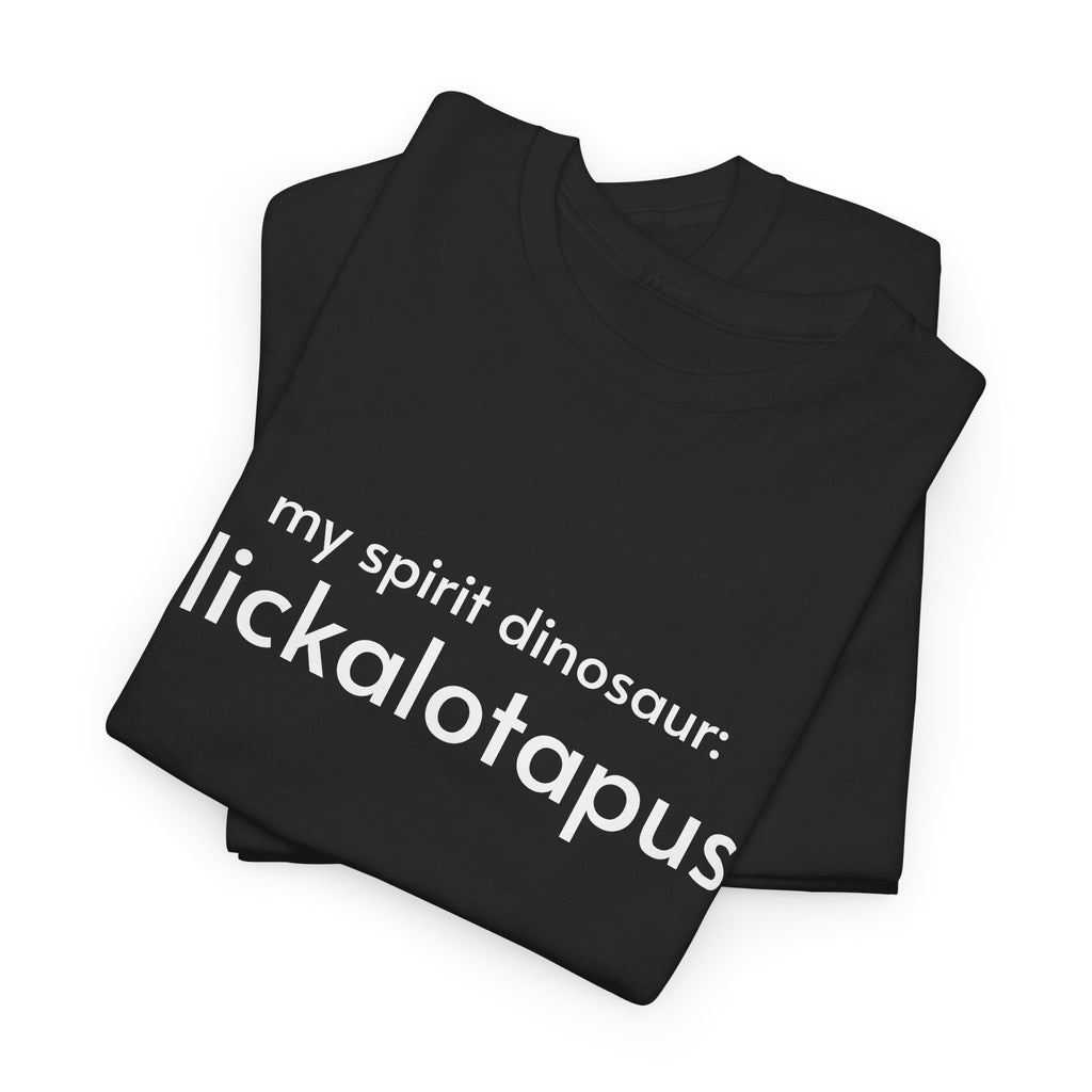 Unisex Heavy Cotton Tee - Spirit Dinosaur - ilickalotapus
